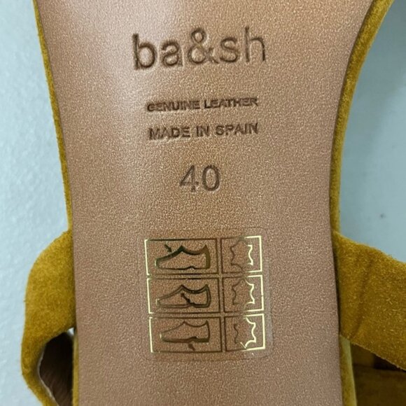 ba&sh Cidney Suede Ankle Tie Sandals - Picture 11 of 12